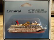 CARNIVAL GLORY Cruise Ship 3.5 inch Hanging Resin Ornament, BRAND NEW  picture