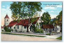 c1920s Christ Church Episcopal Exterior Roadside Ontario California CA Postcard picture