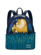 NWT Louis and Ray Glow Loungefly Mini Backpack Princess and the Frog Disney100 picture