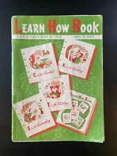 1959 Learn How Book Coats & Clarks No. 170-B - Ephemera WORN WORN picture