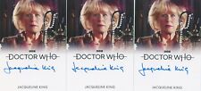 VL New 2023 Doctor Who Autograph card Jacqueline King as Sylvia Noble Full Bleed picture