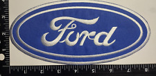 Large Ford  Patch  Iron On or Sew On Embroidered Patch Oval High Quality Est. 8