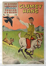 1956 Classics Illustrated Clumsy Hans Junior #566 Fairy Tale Silver Age Comics picture
