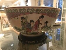 Beautiful 12 Inch Oriental Decorative Centerpiece Bowl With Stand picture