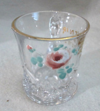 Antique EAPG Glass Cup, Souvenir, Stowe, Vermont, 2 1/2