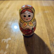 Old handmade Russian Nesting Dolls  picture