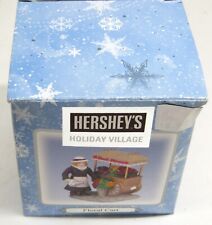 Hershey's Holiday Village Floral Cart Christmas Figurine picture
