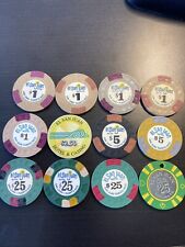 (12) El San Juan Puerto Rico Casino Chips Vintage Rarer Chips $1 $5 $25 picture