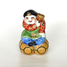 Vintage Kutani Porcelain Figurine 3 1/4