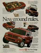 1997 Dodge Durango V8 Magnum Engine Red SUV 88 Cubic Feet Photo VINTAGE PRINT AD picture