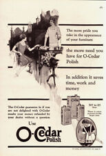 1927 O-Cedar Polish Original Vintage Print Ad picture