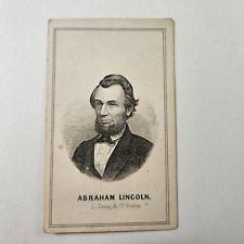 1860s L. Prang & CO W50 President Abraham Lincoln ROOKIE 1st Known Card Set picture