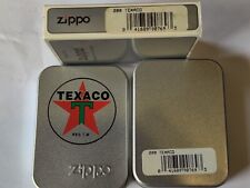  Zippo lighter 200 TEXACO 2000 XVI Double Dated USA New in label box w slv mint picture
