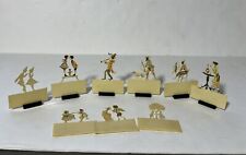 Vintage 1930'S 40'S Celluloid Placecards With Holders Lot Of 9 Whimsy Rare EUC picture