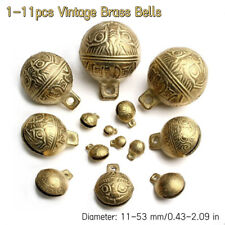 1-11pcs Brass Bells Tiny Bead Craft Decorative DIY Bracelet Chinese Feng Shui picture
