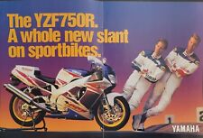 1994 Yamaha YZF750R Motorcycle Foldout Ad picture