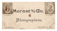 1880s Missouri Frontier Photographers w/ Gem Photos Business Card picture