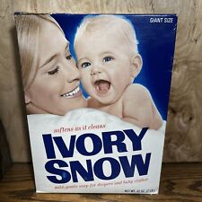 VTG Ivory Snow Detergent Box Giant Size Marilyn Chambers 70’s Star 10% Full RARE picture