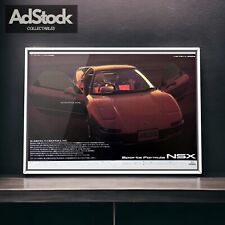 90's Authentic Official Vintage HONDA NSX Ad Poster, Type-R25 NA1 NA2 Mk1 Carbon picture