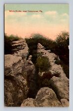 Uniontown PA-Pennsylvania, White Rocks, Antique Vintage Souvenir Postcard picture