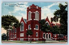 Rochester Minnesota Postcard M.E. Church Parsonage Exterior View c1915 Vintage picture