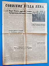 Corriere Of Evening 13 July 1955 Eisenhower-Antonio Segni-Gronchi-Livorno picture