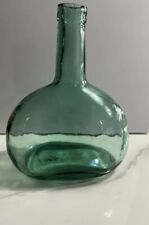 Vintage French Viresa Bottle, Demijohn Wine, Made In Spain, 7” Green Glass picture