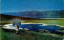 Vtg Bad Water Death Valley National Monument California CA Unused Postcard picture