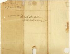 Brig. General William Sullivan Massachusetts Militia Handwritten Mail Cover 1829 picture