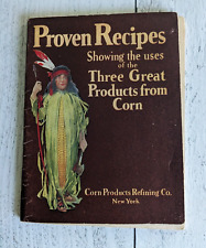 PROVEN RECIPES THREE GREAT PRODUCTS FROM CORN Argo Mazola Karo COOKBOOK picture