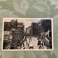 Postcard-RPPC- Exiting the Philips Factory Emmasingel Eindoven Netherlands 1935 picture