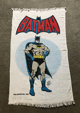 VTG 70s DC Comics Batman Super Hero Cartoon Beach Towel picture