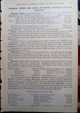 ~ 1892 Train Report COLORADO MIDLAND RAILWAY New Castle Spring Gulch Aspen RR picture