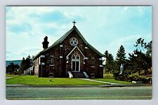 Twin Mountain NH-New Hampshire, St Patrick's Church, Religion, Vintage Postcard picture