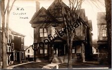Real Photo College Fraternity Chapter House At Syracuse NY New RP RPPC M349 picture