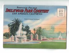 Los Angeles Inglewood Park Souvenir Folder 18 Views 1940 CA picture