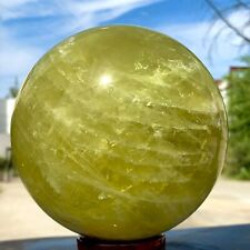6.93LB Natural Yellow crystal ball Quartz Citrine sphere Mineral healing picture