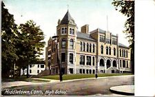 Postcard Circa 1908 High School Middletown Connecticut B156 picture