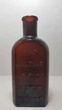 Antique THE MALTINE MFG CO CHEMISTS NEW YORK Bottle picture