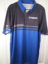 Yamaha Yamalube Motorsports Short Sleeve 1/4 Quarter Zip Jersey Shirt Size Large picture