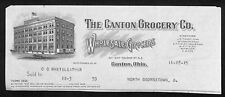 The Canton Grocery Co. 1915 Billhead Whiteleather* N. Georgetown , OH Vignette picture