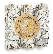 Pack of 3-New Age Smudges & Herbs -Premium California White Sage Incense 4 In... picture