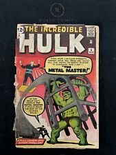 Very Rare LOW GRADE 1963 The Incredible Hulk #6 (KEY ISSUE) picture