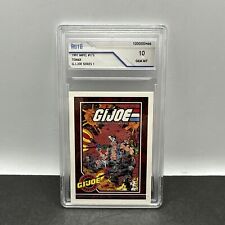 G.I. Joe 1991 Impel Series 1 First Assault Tomax # 173 ASTG Graded Gem MT 10 picture