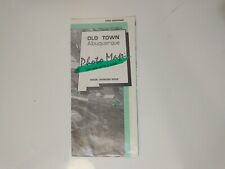 VTG Old Town ALBUQUERQUE New Mexico Photo Map Shopping Guide Back City Keepsake picture