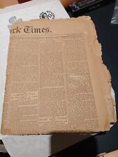New York Times September 3rd 1887 extremely brittle and old picture