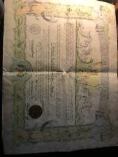 Imperivm Neptvni Regis - 1943 Crossing Equator Navy Certificate picture