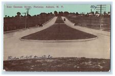 1914 East Genesee Street Parkway Cars Auburn New York NY Antique Postcard picture