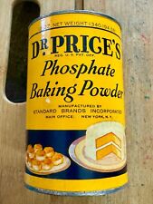 Vintage Dr. Price's Baking Powder 12 oz Tin - Empty 4.5 Inches Tall picture