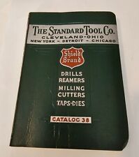 Vintage 1940s Standard Tool Co. Shield Brand Catalog No. 38 Drills Reamers Taps picture